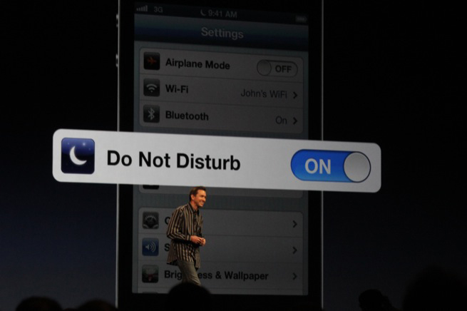 Настраиваем режим «Не беспокоить» в iOS 6