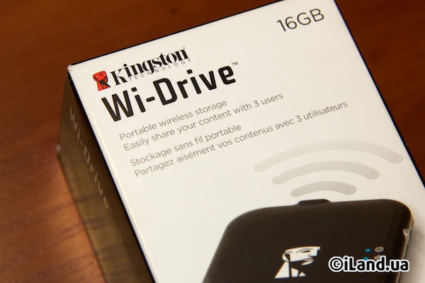 Kingston Wi-Drive – беспроводный накопитель для мобильных устройств
