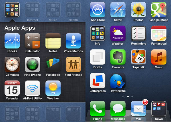 ios folders