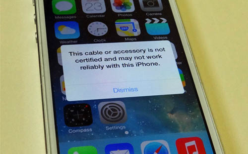 iOS 7 блокирует работу сторонних кабелей Lightning