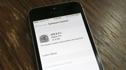 Как откатиться с iOS 8.0.1 на iOS 8