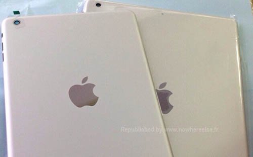 Появились фото задней крышки iPad 5 в серебристом цвете