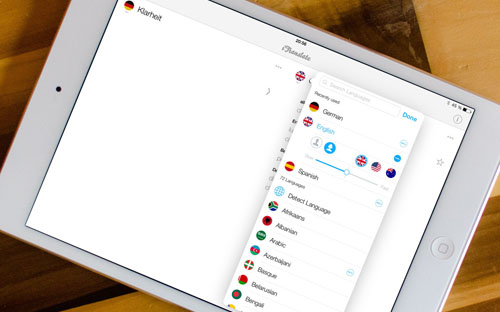 Переводчик iTranslate обзавелся версией для iPad