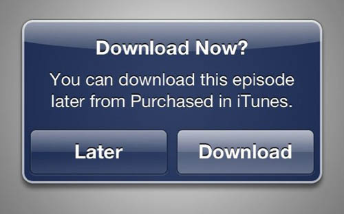 В iTunes появилась опция «загрузить позже»