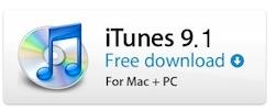 iTunes 9.1 теперь поддерживает и iPad