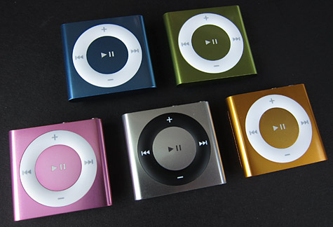 Фото распаковки нового iPod shuffle 4G