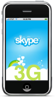 Skype на iPhone теперь поддерживает звонки через 3G