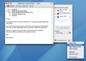 Daylite Mail Integration: полная интеграция с Apple Mail